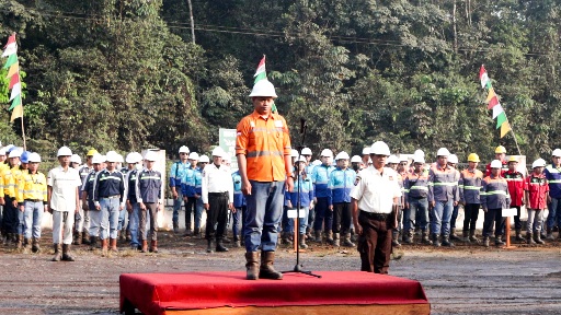 Upacara peringatan HUT ke-81 RI yang dilaksanakan oleh jajaran Rimau Group, Senin (17/8/2026).
