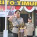 Kapolres Bartim AKBP Eddy Santoso, S.I.K., M.H., memimpin upacara peringatan Hari Juang Polri, Jumat (21/8/2026). (ist)