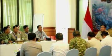 Gubernur Kalimantan Tengah, Agustiar Sabran, dalam rakor Karhutla dengan Presiden RI Prabowo Subianto beserta jajaran, ketika mengunjungi Kalimantan Tengah, Minggu (23/8/2026). (ist)