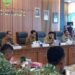 Bupati Barito Timur M. Yamin dan Wabup Adi Mula Nakalelu, beserta unsur Forkopimda memimpin Rakor Penanganan Karhutla 2026, Senin (24/8/2026).