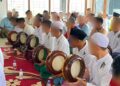 Para warga binaan mengikuti peringatan Maulid Nabi Muhammad SAW 1448 H di Rutan Kelas IIB Tamiang Layang. (ist)