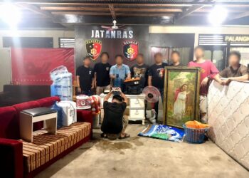 Jatanras Satreskrim Polresta Palangka Raya, mengungkap kasus pencurian dengan tersangka berinisial RG (30).