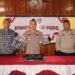 Kapolres Barito Selatan AKBP Jecson R. Hutapea, S.I.K., M.H., saat press release di Aula Restorative Justice Polres Barito Selatan, Jumat (28/8/2026) sore.