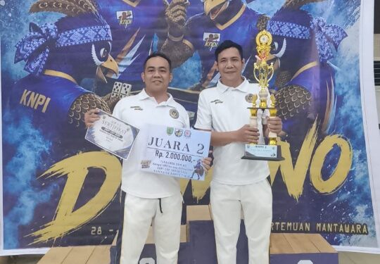 Pegawai Rutan Kelas IIB Tamiang Layang yang meraih juara II. (ist)