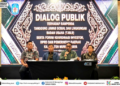 Ketua Komisi II DPRD Murung Raya, Bebie (kanan), mengikuti dialog publik tentang TJSLB yang diselenggarakan di Jakarta, Kamis (16/7/2026). (ist)