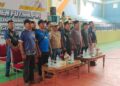 Ketua DPRD Murung Raya, Rumiadi, menghadiri Turnamen Futsal PWI DAS Barito.