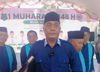 Anggota DPRD Kabupaten Kapuas, H. Saferiansyah, menghadiri Pawai 1 Muharram 1448 Hijriah yang digelar Panitia Hari-Hari Besar Islam (PHBI) Kabupaten Kapuas, Selasa (16/6/2026).