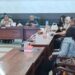 Ketua DPRD Kapuas, Ardiansah, didampingi Wakil Ketua II Berinto, hadir para Ketua Komisi beserta anggota dewan, unsur eksekutif yang diwakili Asisten I Sekretaris Daerah Kabupaten Kapuas, Romulus, perwakilan Organisasi Perangkat Daerah (OPD), dalam rapat Banmus. (ist)