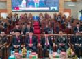 Wakil Ketua II DPRD Kabupaten Kapuas, Berinto, dan Wakil Bupati Kapuas Dodo, unsur Forkopimda, kepala perangkat daerah, serta anggota DPRD Kabupaten Kapuas ikuti Rapat Paripurna Istimewa dengan agenda mendengarkan Pidato Kenegaraan Presiden Republik Indonesia dalam rangka memperingati HUT ke-81 Kemerdekaan RI Tahun 2026, Jumat (14/8/2026). (ist)