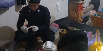 Penggeledahan blok hunian warga binaan yang dilakukan aparat gabungan, Rabu (23/9/2026) malam.