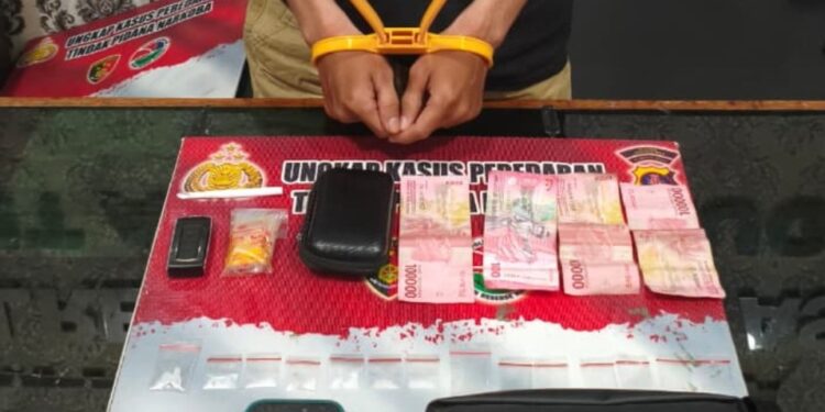 Barang bukti yang diamankan.
