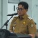 Bupati Barito Utara H. Shalahuddin, menyampaikan arahan saat membuka Rapat Koordinasi (Rakor) Pengendalian dan Evaluasi Pembangunan Daerah Tahun 2026 di Gedung Balai Antang, Selasa (1/9/2026).