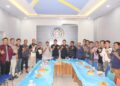 Kapolres Barito Selatan, AKBP Jecson R. Hutapea, S.I.K., M.H., dan jajaran PWI Barito Selatan usai silahturahmi.