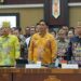 Bupati Barito Utara, H. Shalahuddin, saat mengikuti Rapat Koordinasi Penanganan dan Pencegahan Karhutla pada Perkebunan Kelapa Sawit di Provinsi Kalimantan Tengah, di Palangka Raya, Jumat (4/9/2026).