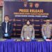 Kapolres Kapuas AKBP Rina Perwitasari, beserta jajaran dalam press release pengungkapan kasus kejahatan, Senin (7/9/2026). (ist)
