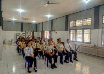 Pendidikan Moralitas bertajuk “Who Am I” yang diikuti jajaran petugas dan warga binaan, Selasa (8/9/2026). (ist)