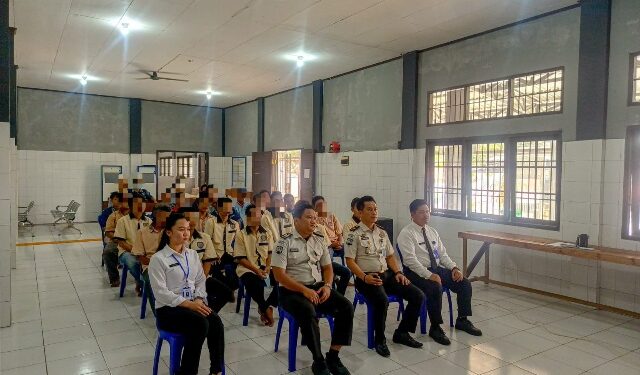 Pendidikan Moralitas bertajuk “Who Am I” yang diikuti jajaran petugas dan warga binaan, Selasa (8/9/2026). (ist)