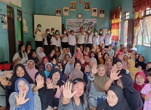Tracing TB Terintegrasi CKG dilaksanakan di salah satu titik Kabupaten Barito Timur.
