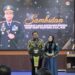 AKBP Eddy Santoso beserta istri dalam malam pisah sambut di Aula Rumah Jabatan Bupati Bartim, Jumat (11/9/2026).