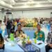 Bupati Barito Utara, H. Shalahuddin, dan Wabup Felix Soenadi Y. Tingan, bersama Kapolres Lama AKBP AKBP Singgih Febiyanto serta Kapolres Baru AKBP Irnanda Oktoria, dalam malam pisah sambut, Sabtu (12/9/2026).