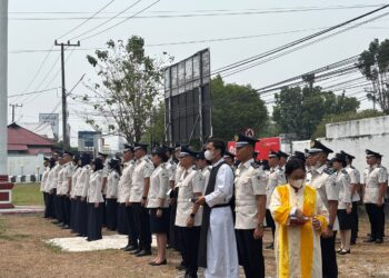 Proses pelantikan dan pengambilan sumpah/janji PNS di lingkungan Kementerian Imigrasi dan Pemasyarakatan, Senin (14/9/2026). (ist)