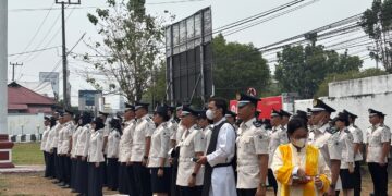 Proses pelantikan dan pengambilan sumpah/janji PNS di lingkungan Kementerian Imigrasi dan Pemasyarakatan, Senin (14/9/2026). (ist)