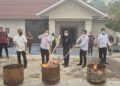 Pemusnahan barang bukti yang berlangsung di Kantor Kejaksaan Negeri Barito Timur, Rabu (16/9/2026). (ist)