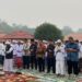 Pelaksanaan Salat Istisqa yang dilakukan jajaran Rutan Tamiang Layang, Jumat (18/9/2026). (ist)