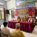 Pelaksanaan sosialisasi dan himbauan kamtibmas yang dilakukan jajaran Satresnarkoba Polres Kapuas di Kampung Bebas Narkoba, Senin (28/9/2026).