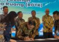 Bupati Barito Timur, M. Yamin, menandatangani Pakta Integritas ketika mengikuti Rapat Koordinasi dan Komitmen Bersama Percepatan Penyusunan Rencana Detail Tata Ruang (RDTR) Region I yang digelar Direktorat Jenderal Tata Ruang Kementerian Agraria dan Tata Ruang/Badan Pertanahan Nasional (ATR/BPN), di Hotel Grand Sahid Jaya, Jakarta, Selasa (29/9/2026). (ist)