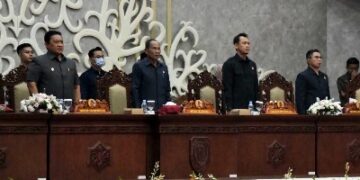 Rapat Paripurna ke-9 Penutupan Masa Persidangan III 2026 yang dihadiri Unsur Pimpinan DPRD dan Wagub Kalteng, Selasa (1/9/2026). (ist)