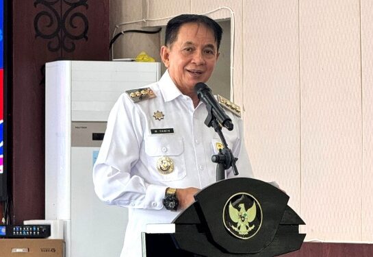 Bupati Bartim M. Yamin, ketika menyampaikan sambutan dan arahan sekaligus membuka Kegiatan Pencegahan Kekerasan terhadap Perempuan dan Anak Tahun 2026, Rabu (9/9/2026).