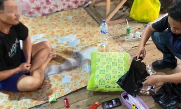 Penggerebekan di Puntun Palangka Raya yang dilakukan oleh petugas, Jumat (9/10/2026). (ist)