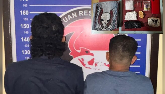 AS (51) dan AJI (44) beserta barang bukti.