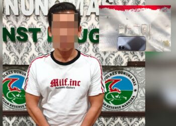TM dan barang bukti.