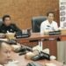 Wabup Barito Utara, Felix Soenadi Y. Tingan, memimpin rapat evaluasi dan koordinasi penanganan peningkatan eskalasi karhutla di Ruang Rapat A Setda Lantai I, Rabu (30/9/2026).