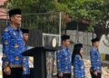 Kepala Rutan Tamiang Layang, Agung Novianto, memimpin Upacara Hari Kesaktian Pancasila, Kamis (1/10/2026). (ist)