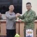 Kapolresta Palangka Raya Kombes Pol Andiyatna, S.I.K., M.H., bersama Kasdim 1016/Palangka Raya Kolonel Arm Khazanatul Israr, S.Pd., M.M., bersama jajaran di Momen HUT ke-81 TNI, Senin (5/10/2026). (ist)