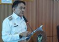 Bupati Bartim, M. Yamin ketika membuka Focus Group Discussion (FGD) I RDTR dan Konsultasi Publik I Kajian Lingkungan Hidup Strategis (KLHS) RDTR Wilayah Kabupaten Barito Timur di Ruang Rapat Bupati Bartim, Rabu (7/10/2026). (ist)