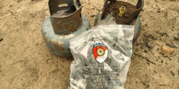 Dua tabung LPG yang diamankan petugas. (ist)
