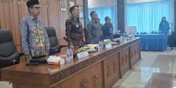 Komisi I DPRD Kalimantan Tengah saat melakukan kunjungan kerja ke Kabupaten Barito Timur, Kamis (8/10/2026).