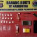 Barang bukti yang diamankan.