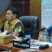 Bupati Barito Utara, H. Shalahhuddin, memimpin rapat evaluasi penanganan karhutla dan dampak kemarau di Aula Setda Barito Utara, Kamis (15/10/2026).