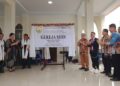 Sekda Barito Timur Misnohartaku, meresmikan Gedung Gereja Sion Jemaat Gereja Kalimantan Evangelis (GKE) Ampah, Resort Karau Ampah, Selasa (20/10/2026).