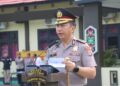 Kapolres Barito Timur AKBP Iqbal Sengaji, memimpin Upacara Hari Sumpah Pemuda, Rabu (28/10/2026). (ist)